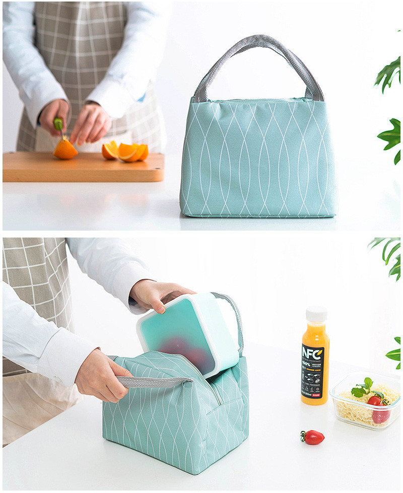 Insulated Fittness Foldable Picnic Bento Cooler Tote Lunch Bag
