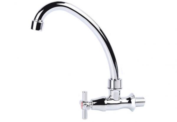 Buy Chromed Plastic Kitchen Tap Water Saving Universal Filter Head Universal Pipe at wholesale prices