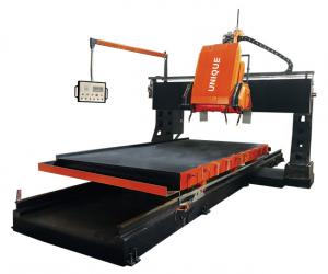 China PLC CNC Gantry Type Linear Thinner Stone Profile Cutting Machine 600mm on sale