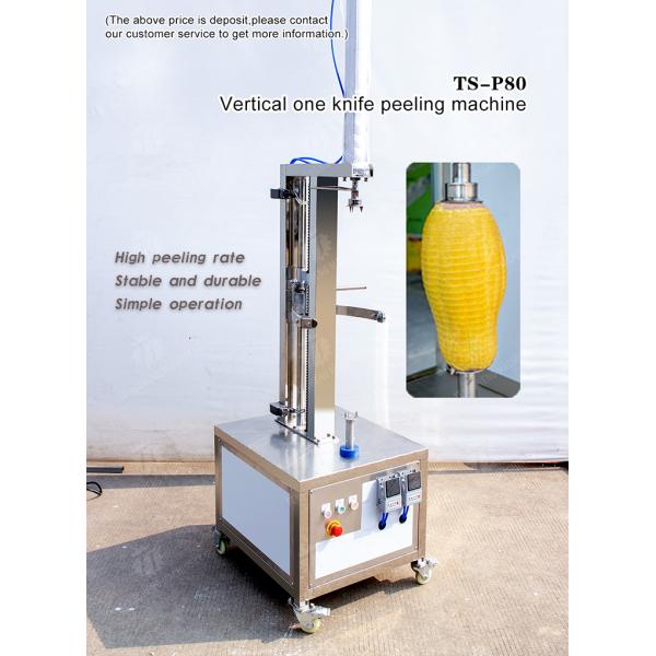 watermelon Hami Melon Vertical one knife peeling machine papaya chieh-qua pumpkin wax gourd pineapple Peeling & polishing