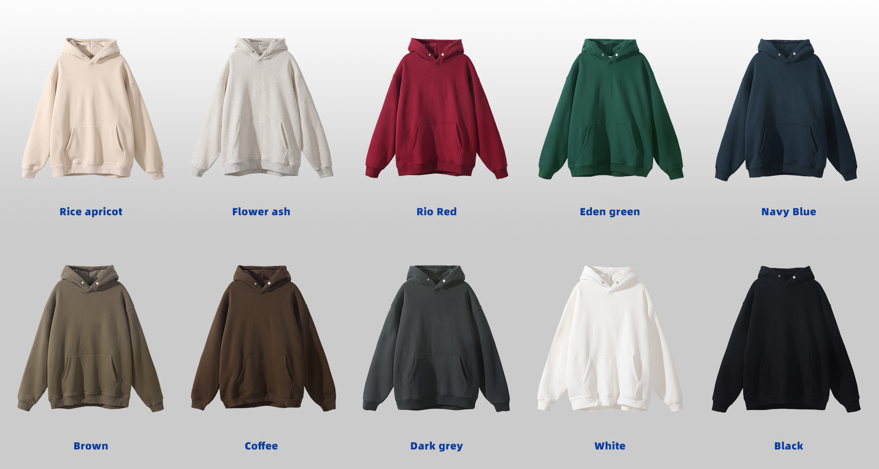 Oversized Thick Hip Hop Plain Sublimation Cropped Hoody Cotton Hooded Drawstring Pocket Men's Sweatshirt