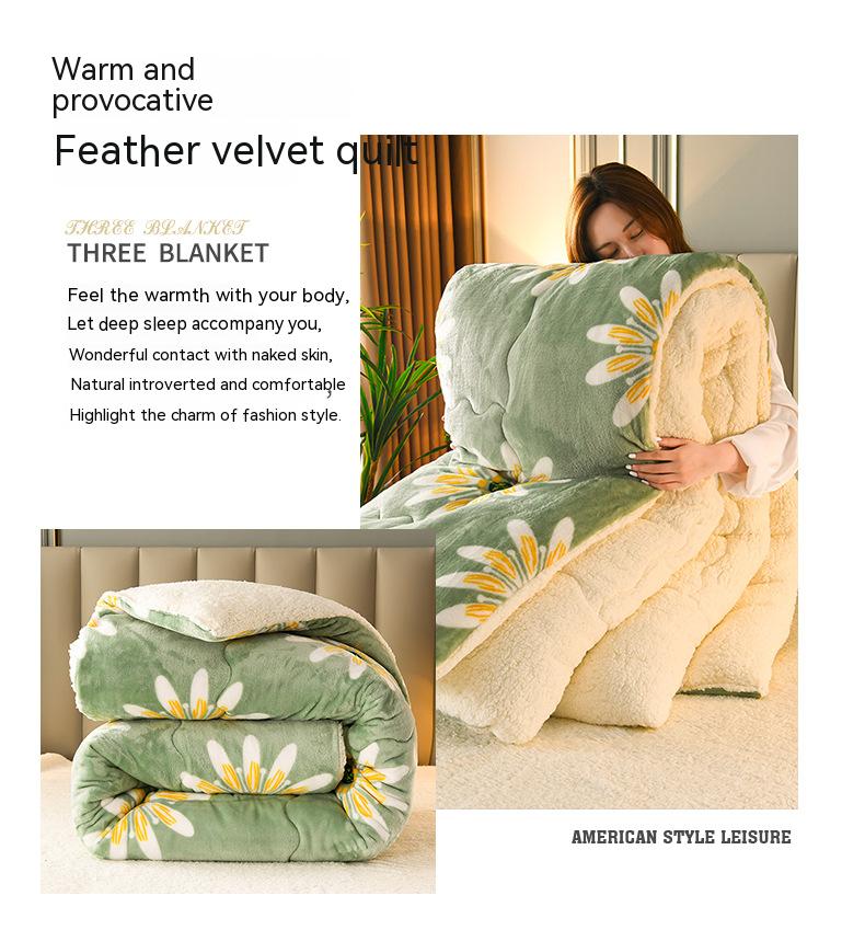 Hotel Bed Multi Colors Custom Quilt Comforter Polyester Blend Microfiber Quilt Queen Size