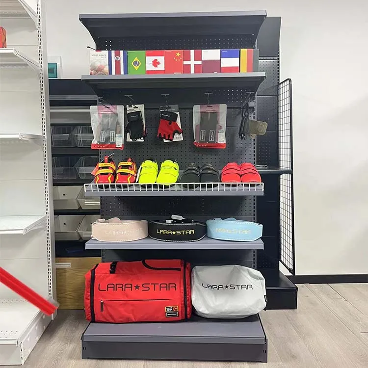 Factory Custom Size Color supermarket shelf display racks stationery store shelves