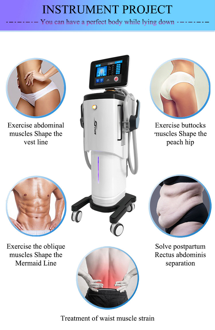 Electric EMS Body Sculpting Machine Weight Loss 4 Handles Fat Freezing Device