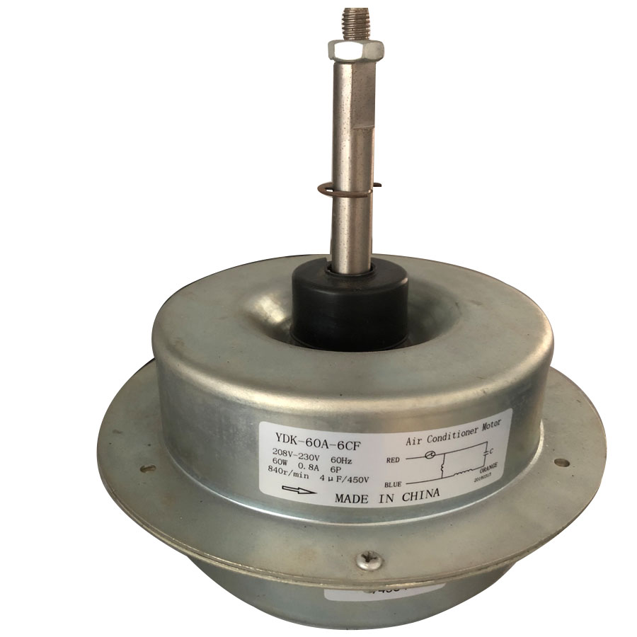 2.5 Kg Durable Air Cooler Fan Motor Single Phase YDK-60A-6CF SASO Certificate