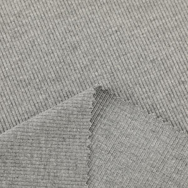 Certificated Super Soft 100% Organic Bamboo Cotton Polyester Knitting Jersey Rib Interlock Fabric Wholesale for T Shirt