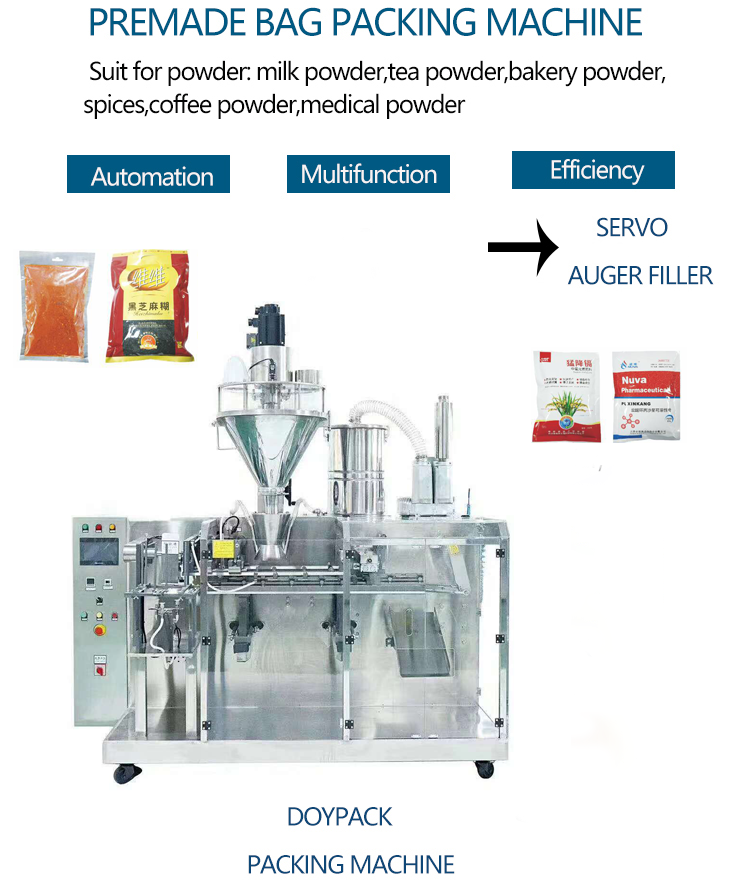 FK-210F Premade Bag Machine for Wrapping Shampoo Ketchup Honey Liquid Juice Water Pouch