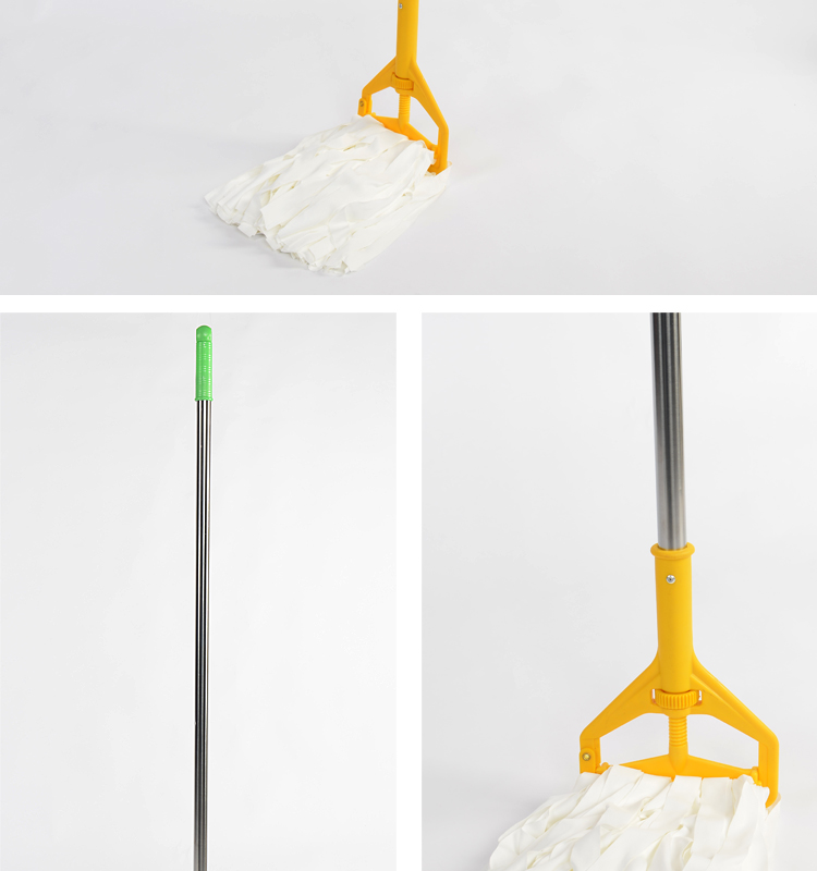 PP Mop Head Floor Cleaning Industrial Microfiber Strip Cleanroom Mop