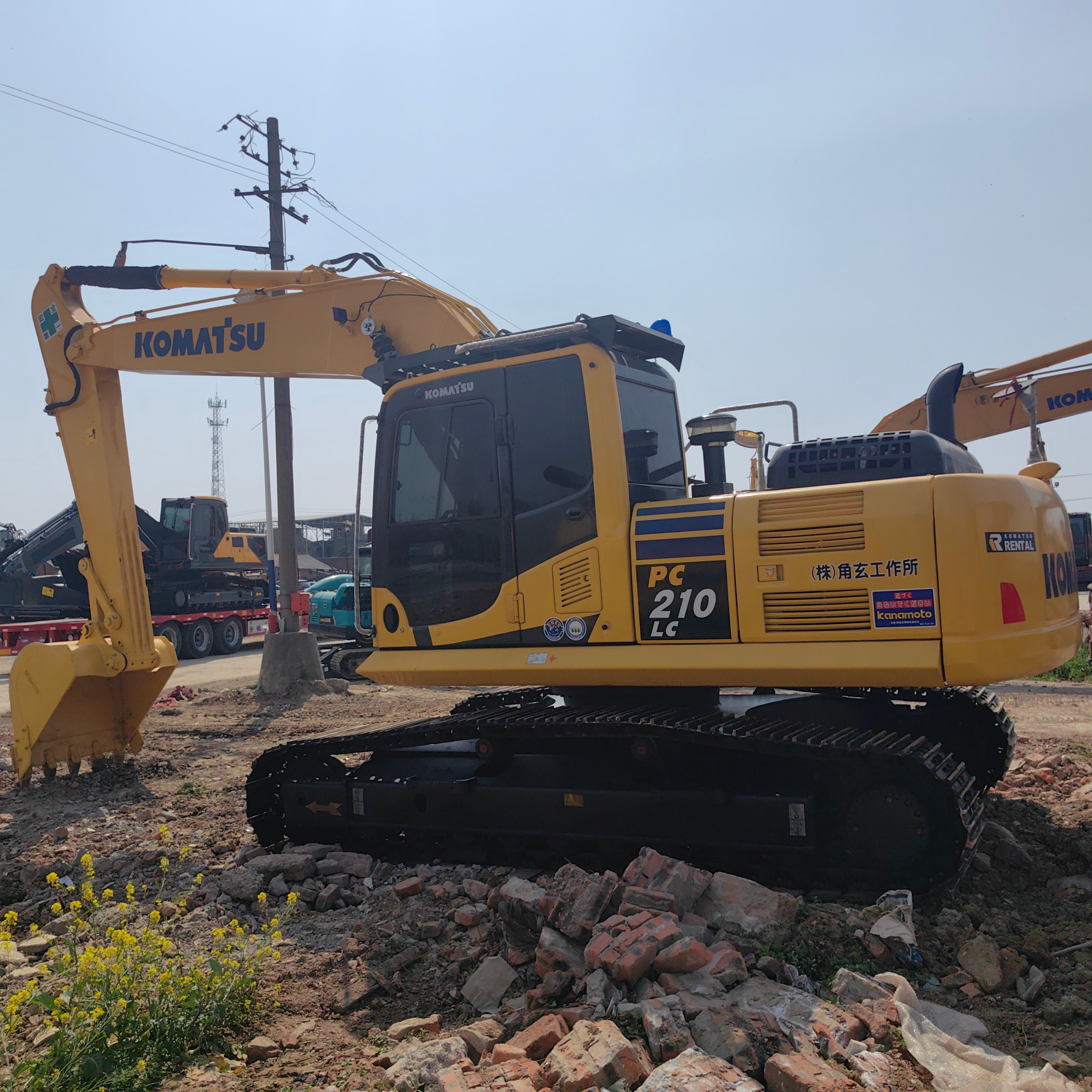 21Ton Used Heavy Equipment Excavator 2024year Komatsu PC210-8 Machinery Digger