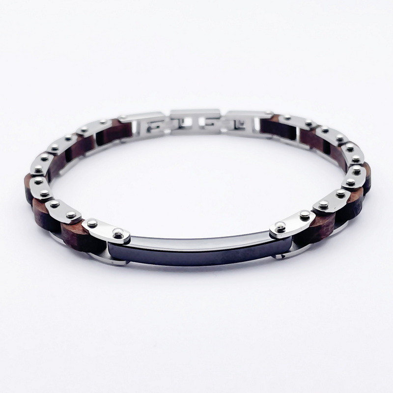 Stainless steel fashion trend jewelry men's titanium steel bracelet
