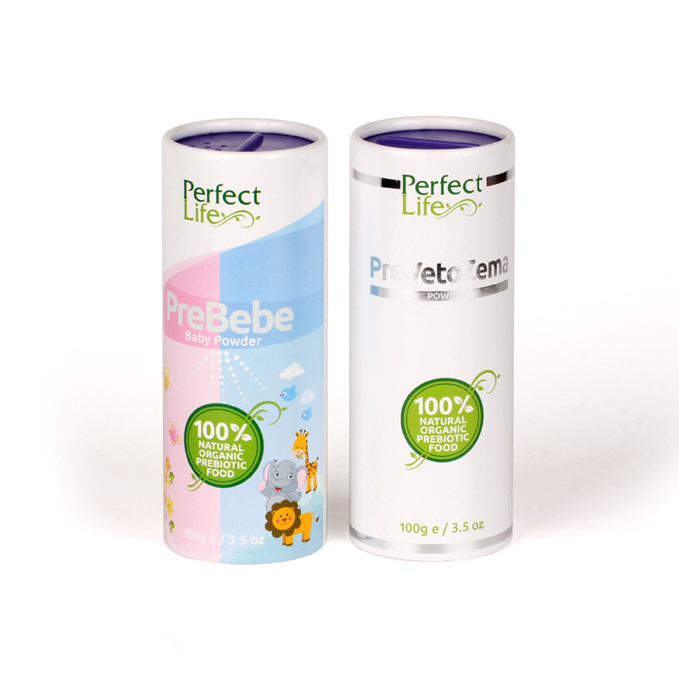 Powder Packaging Cardboard Paper Composite Cans with Shake Top