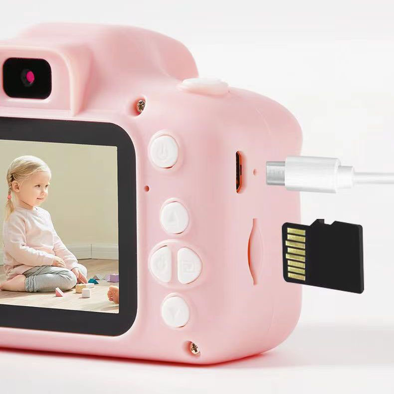 32GB Card Children HD Video Digital Camera for 2-4 Years Unisex and 2 Inch IPS Screen