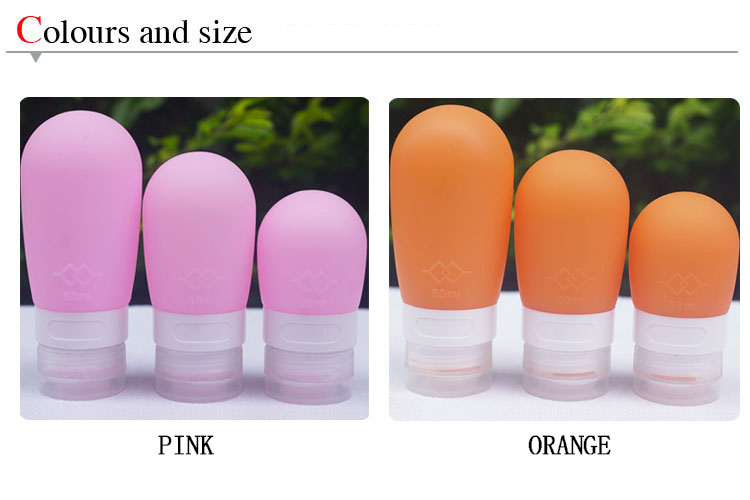 Squeeze Refillable 90ml Silicone Travel Containers