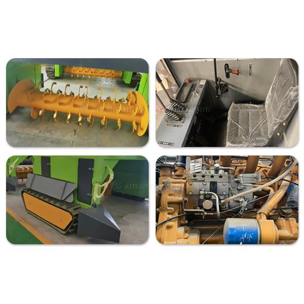 Heavy-Duty Crawler Compost Turner for Efficient Windrow Composting Processing