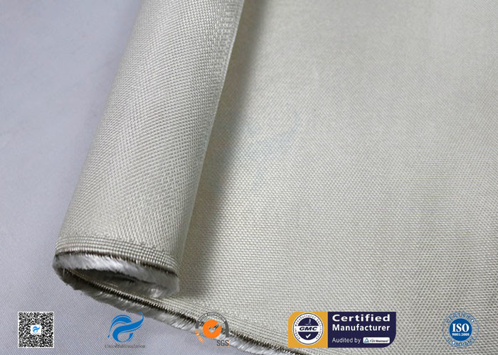 High Temperature 0.7mm Brown High Silica Cloth Heat Resistant