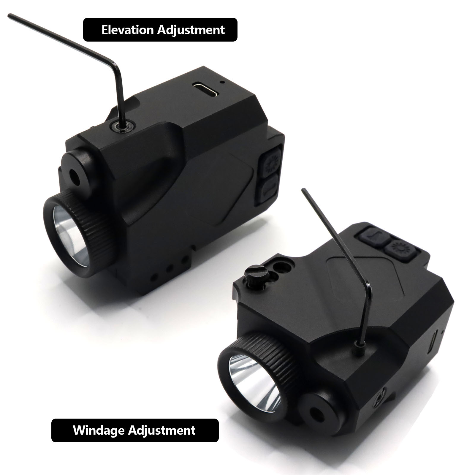 Green Compact Laser Sight IPX4 Waterproof Pistol Laser Sight