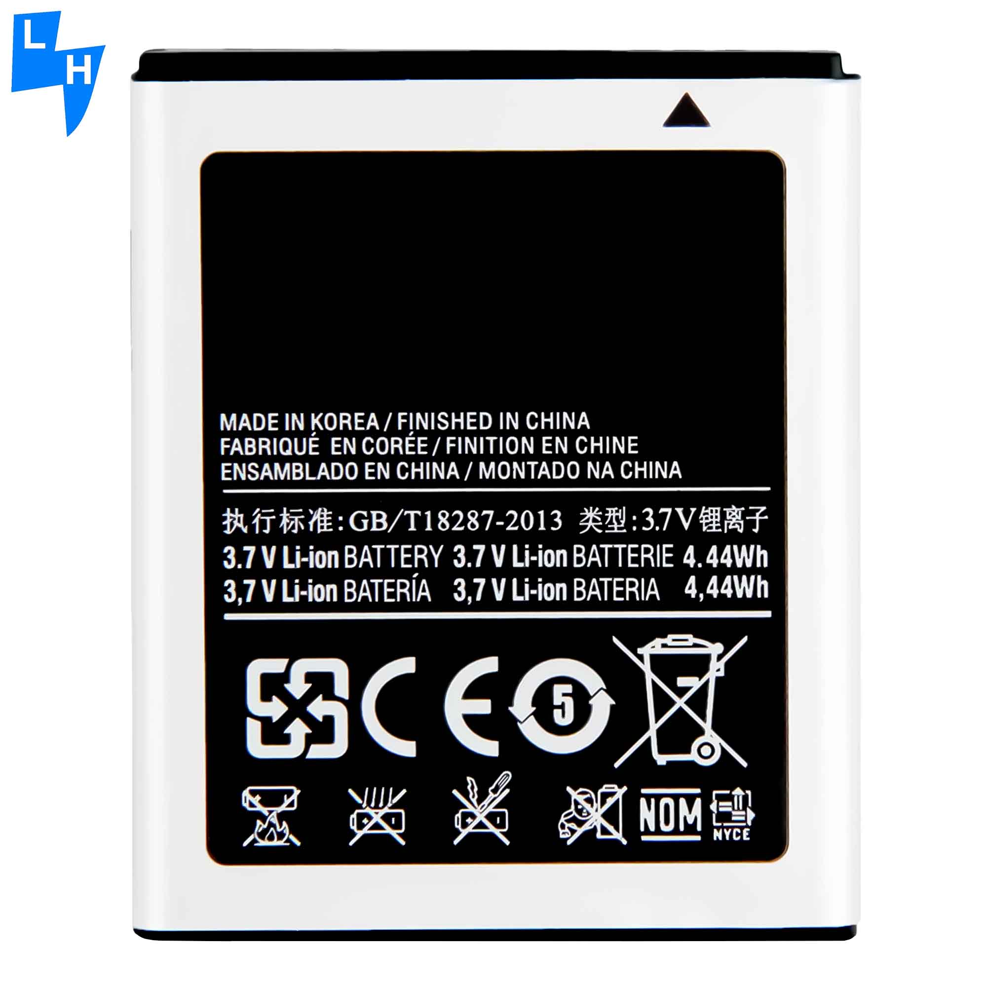 White 1200mAh EB494353VU Mobile Phone Battery for Samsung Galaxy Mini S5750 S5250 S5330 S7320E S7230 S5570 I559 S5358