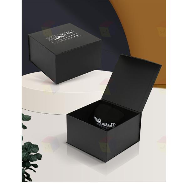 Personalized Rigid Cardboard Paper Folding Baseball Cap Packaging Box With Custom Stamping Logo