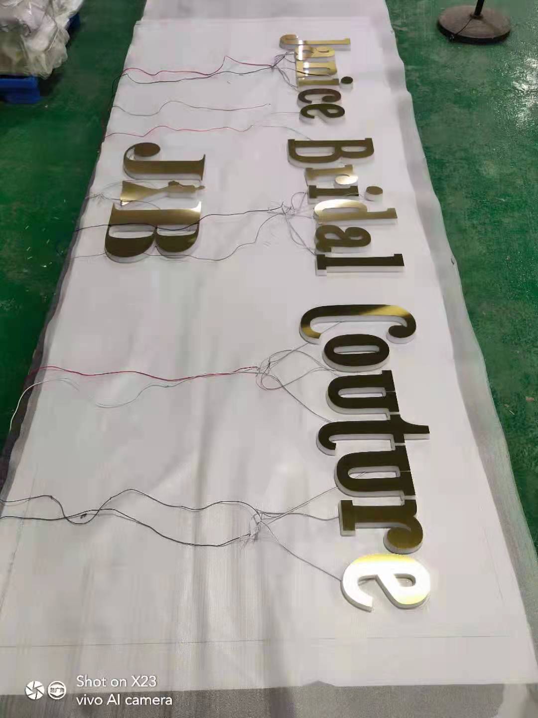 Custom Outdoor high-brightness acrylic backlit led letter electronic sign