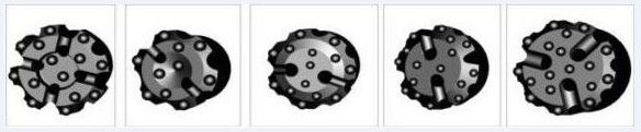 High Efficiency Rig Drill Bit High Air Pressure Drilling Bits For Mine Water Well