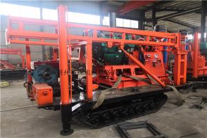 China Diesel Hydraulic Geological Drilling Rig Machine / Crawler Mounted Core Drilling Rig on sale