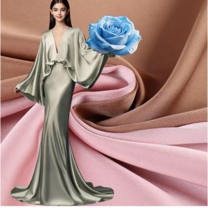 Buy cheap 100% Polyester Satin Fabric 185gsm Silk-Like Appearance Trousers , Skirts , from wholesalers