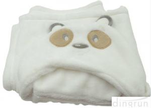 China Lovely Custom Baby Hooded Towels For Kids Pure Cotton 75*75cm on sale