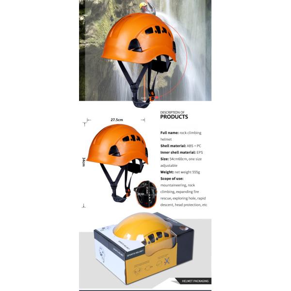 ABS Material Hard Hat with 6-Point Suspension and Electrical Insulation for Outdoor Sports and Industrial Safety