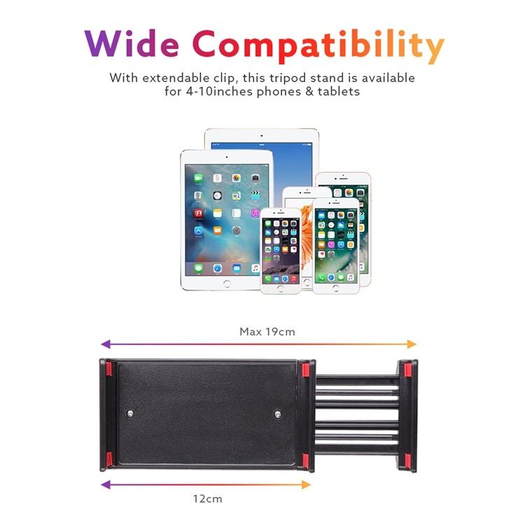 Watching TV 180cm 123cm Portable Tripod Stand For Phone