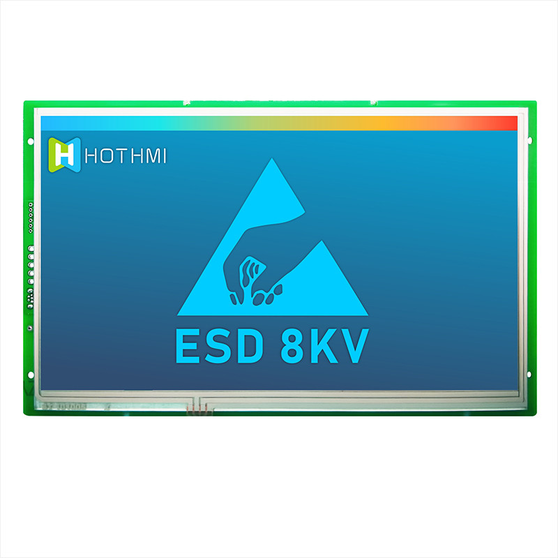 10.1 Inch Intelligent UART TFT Display 1024x600 Durable 300cd/m2