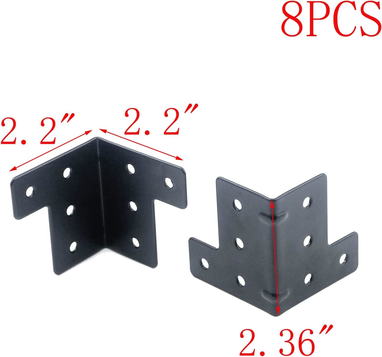 Workbench Metal L Corner Brace Bracket Joint Fastener Galvanized