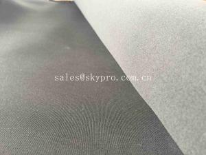 China 2mm 100% SBR Neoprene Fabric Roll Laminated With Nylon Jersey Polyester Shiny on sale