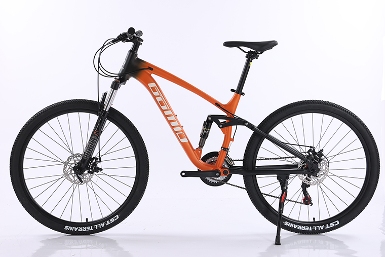 OEM Bicicletas Custom Full Suspension Mountain Bike by GOMID with SHIMANO Gear Cycle and Four Link Soft Tail Length m 172-182CM