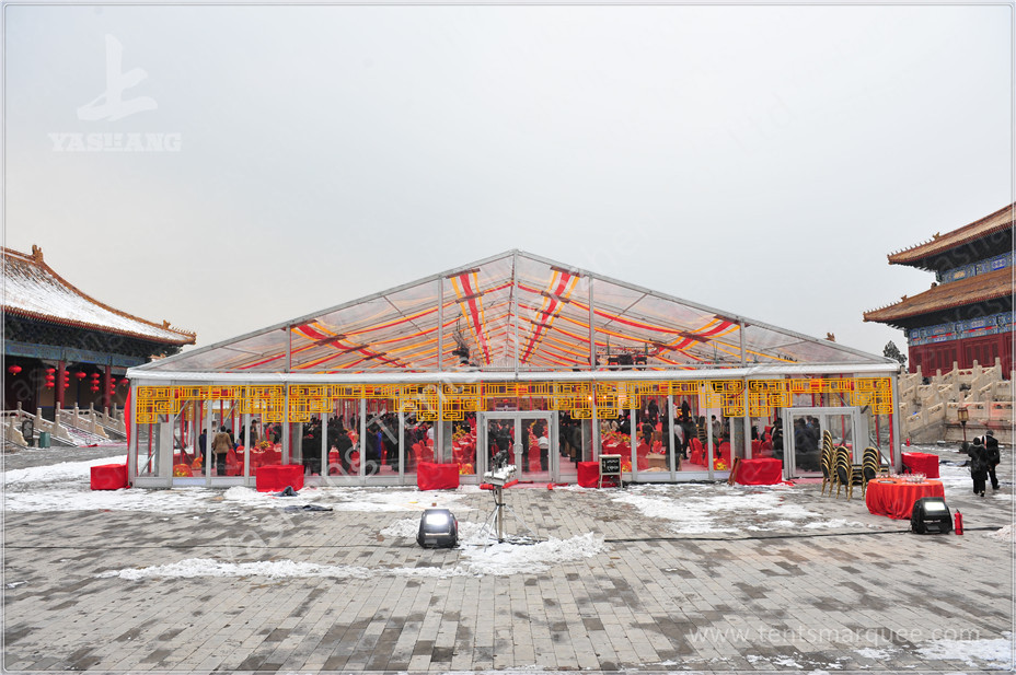 Waterproof Clear Span Large Outdoor Party Tents Aluminum Alloy Frame