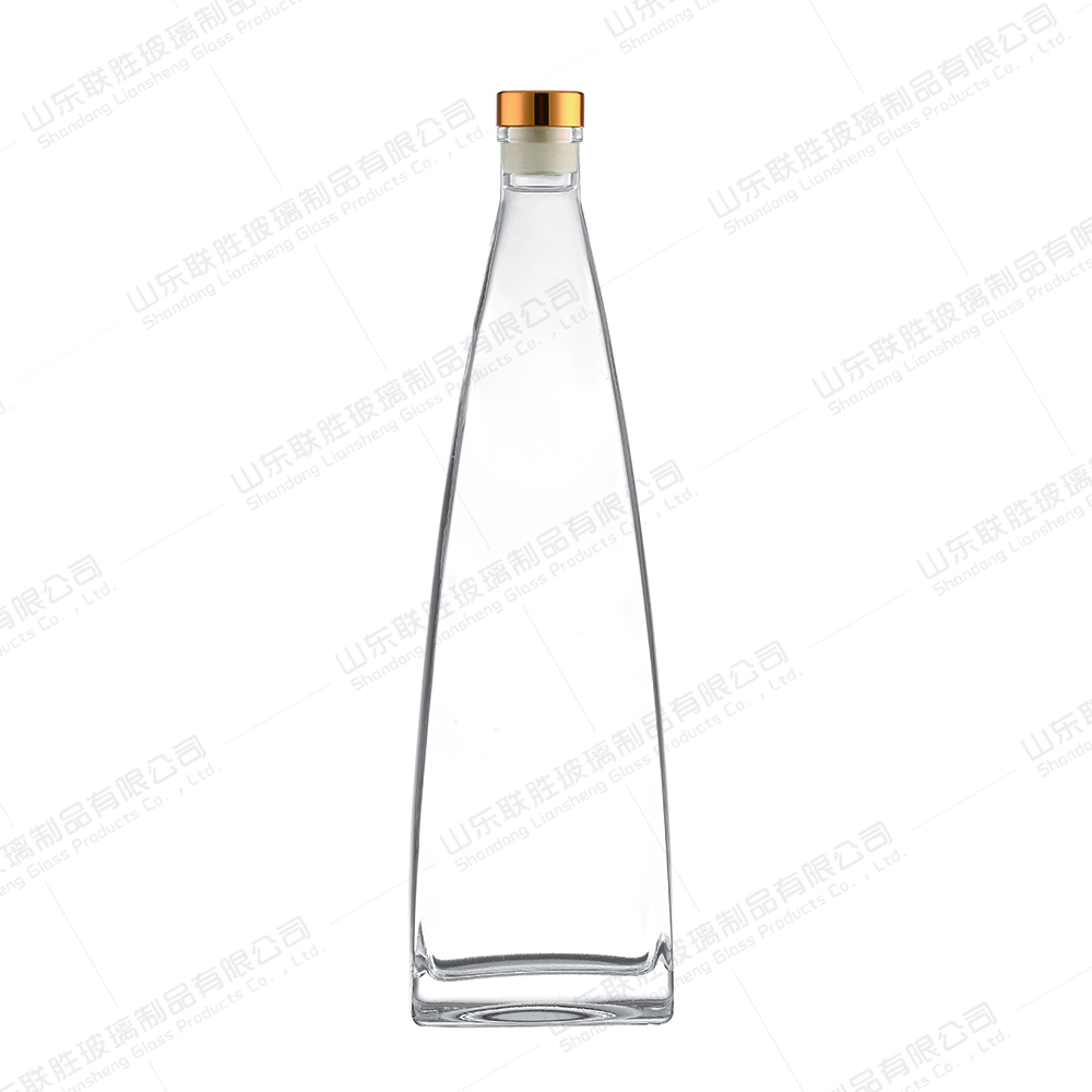 Glass Whiskey Decanter 100ml 200ml 375ml 500ml 750ml Flint Handmade Transparent Frosted