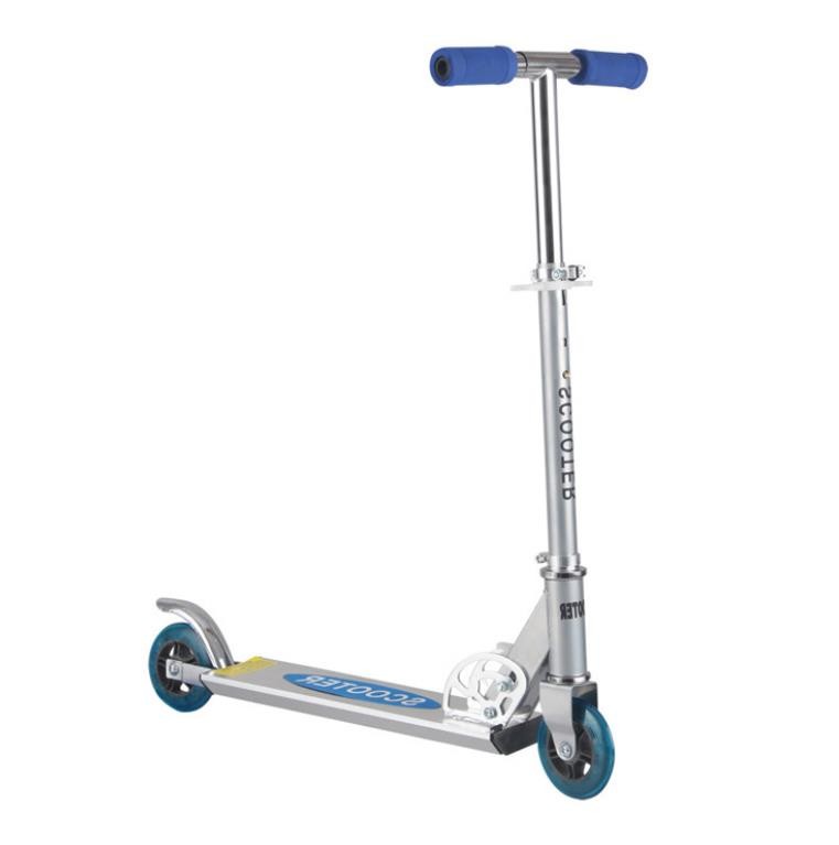 Kids Lightweight Foldable Kick Scooter Aluminum Frame Adjustable Handlebars