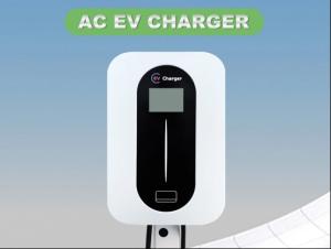 Quality 7kw Level 2 Commercial Charging Station Wall Mounted Fast for sale