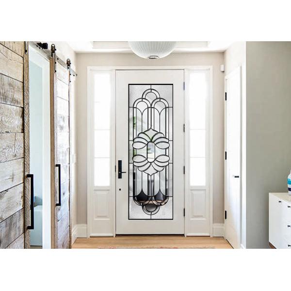 Refracted Light Translucent Stained Glass Window Panels Temperature Control Energy Efficiency