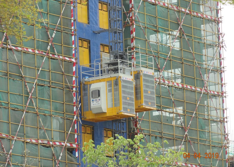 Quality Variable Frequency Drive 450m Construction Hoist Elevator for sale