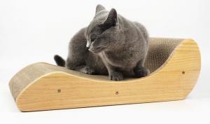 China Heavy Duty Cat Scratch Board Cardboard Eco - Friendly Material To Trim Claws on sale