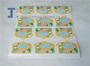 Quality Personalized Cosmetic Bottle Sticker With Screen Printing Technology for sale