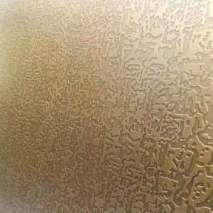 China Grade 304 Free Pattern Etched Antique Copper Stainless Steel Sheet for Gate on sale
