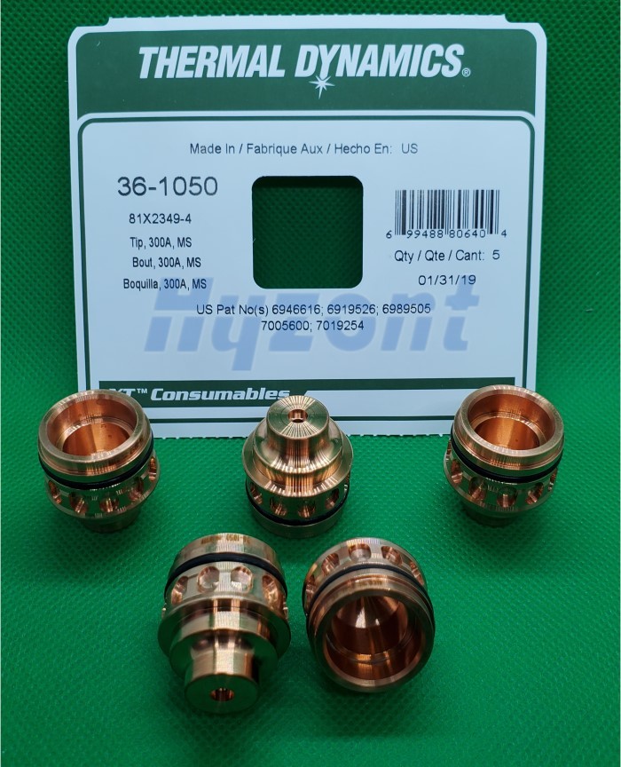 Mild Steel 300A 36-1050 Thermal Dynamics Plasma Torch Tips
