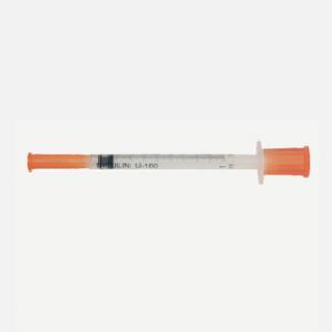 Quality Sterile Non - Toxic, Pyrogen Free Disposable Insulin Syringe With 27 - 30G Needle WL7003 for sale