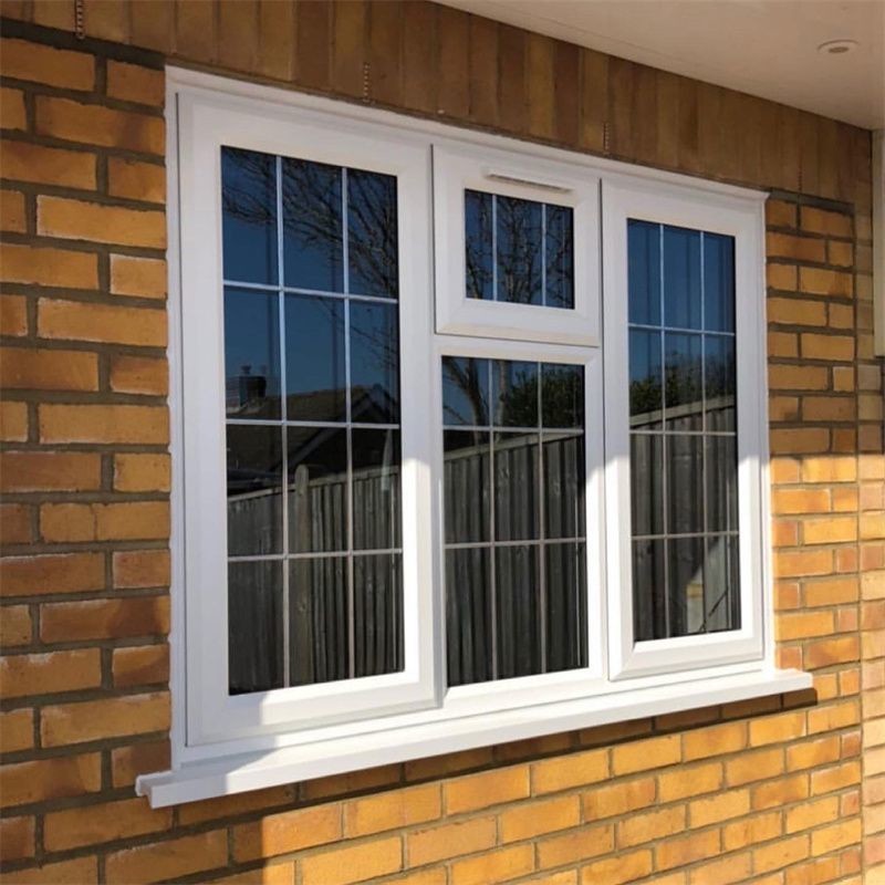 China Manufacturer Wholesale Custom Design UPVC PVC Soundproof Windows