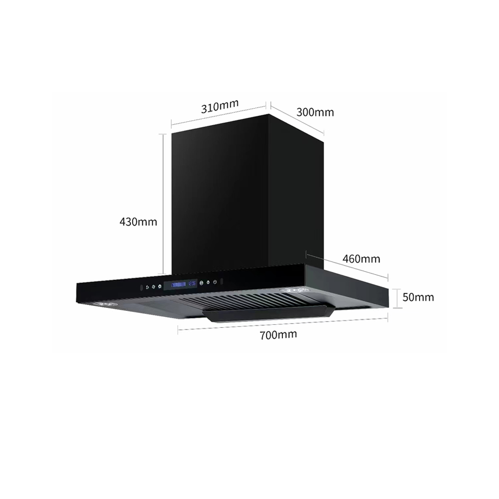 Kitchen Exhaust T Shape Chimney Hood 800mm 850mm