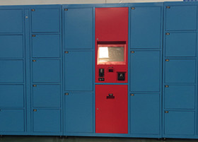 Pincode Access Electronic Luggage Lockers Remote Platform For School / Gym