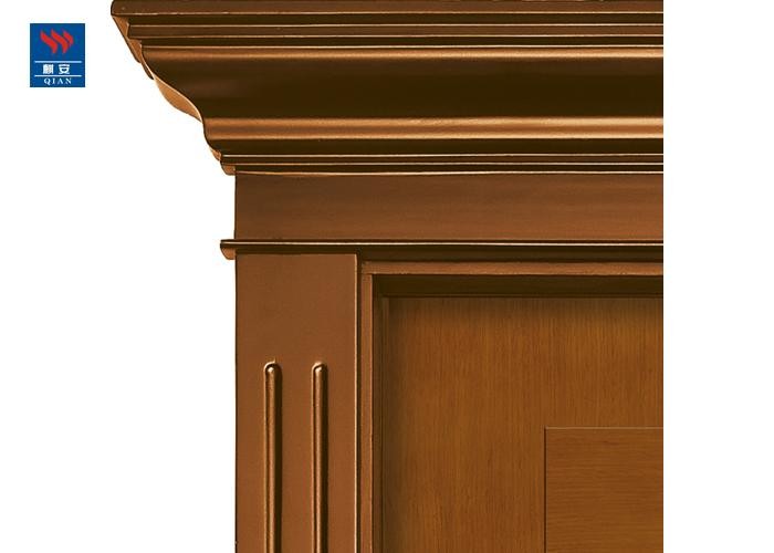 Exterior Fire Rated Front Composite WPC Wood Door