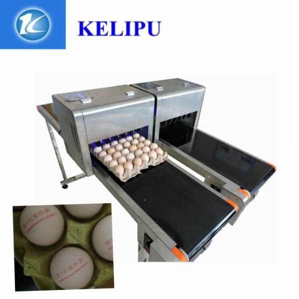 Digital Egg Batch Coding Machine / Inkjet Coding Machine For Effective Date