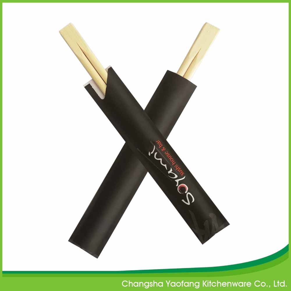 Twins 23cm Custom Printed Environmentally Friendly Chopsticks Double Bamboo